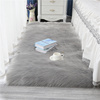 长毛绒地毯ins北欧风卧室，床边简约地垫，仿羊毛橱窗装饰垫坐垫定制