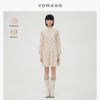 VGRASS花朵蕾丝印花气质长袖连衣裙女冬季法式连衣裙VSL2O41800