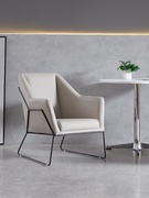 北欧网红比亚迪4s店休闲沙发，接待会客洽谈桌，桌椅组合单人小沙发椅