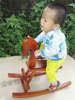 宝宝实木制儿童摇摇马椅玩具童车大号两用组合幼儿园新年礼物