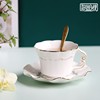 咖啡杯欧式小奢华英式下午茶，杯碟勺花茶杯茶壶，套装陶瓷咖啡杯具