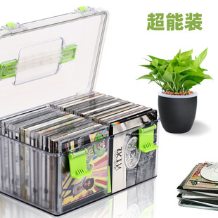 香港卡弗光盘储存盒220片CD盒 大容量CD收纳盒箱架收纳箱