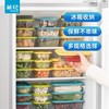茶花保鲜盒塑料冰箱家用冷冻水果蔬菜专用收纳盒防潮饭盒食品级