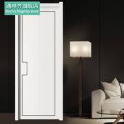 木门卧室门房间室内门扇，白色复合免漆门简约套装门单门