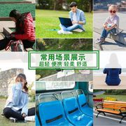 户外单人可折叠小坐垫，便携式防潮垫公园，野外地垫地上隔凉泡沫垫子