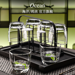 ocean鸥欣进口玻璃杯套装，水杯家用透明杯子，家用喝水泡茶客厅茶杯