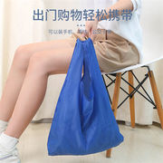 糖果色环保购物袋折叠便携购物袋纯色超市手提袋家用买菜包