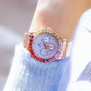 瑞士全自动钢带手表大表盘时装表防水日历时尚气质女士表