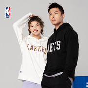 NBA秋冬男女款连帽卫衣休闲宽松上衣外套情侣款