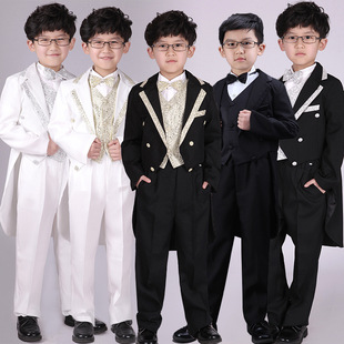 六一儿童燕尾服花童礼服男童学生服舞台，魔术师服(2-14岁)