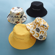 儿童渔夫帽春秋婴儿帽子夏季薄款男女童防晒宝宝遮阳帽太阳帽