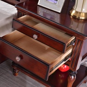 美式乡村实木家具床头柜欧式简约边几储物收纳柜斗柜实木床配件