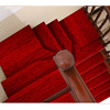 仿木纹楼梯垫免胶自粘可擦洗防滑实木欧式踏步垫台阶皮革地毯定制
