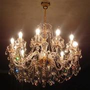 欧式水晶灯客厅吊灯简欧餐厅卧室灯具轻奢大气复式楼别墅蜡烛灯饰