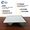 国标全钢防静电PVC地板高架空地板陶瓷面机房静电地板600*600