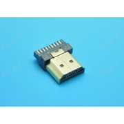 供应高品质 HDMI连接器 公头焊线式 hdmi 19PIN 连接器 镀金