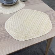 IKEA宜家帕德菲 餐垫 桌垫防烫隔热垫西餐垫子杯垫防滑棕榈叶编织