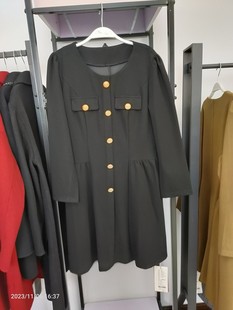慕拉连衣裙，黑色m L，军绿色XL