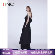 mayali设计师品牌iinc23ss不规则吊带压褶连衣裙女