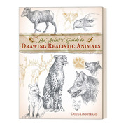 英文原版theartist'sguideto，drawingrealisticanimals动物素描绘画技巧艺术，指南douglindstrand进口英语原版书籍