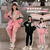 童装女童套装秋款2023韩版休闲儿童外套套装大童女装运动洋气