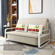 现代简约折叠沙发床两用单人双人多功能可拆洗布艺储物小户型