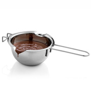 304不锈钢巧克力锅隔水黄油，水浴融化锅迷你加热锅厨房烘培工具