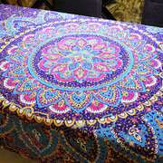 梵之语印度曼陀罗Mandala装饰挂布民宿客厅ins网红涤纶桌布户外毯