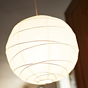 宜家瑞格利吊灯灯罩球形diy创意卧室现代北欧民宿公寓宿舍灯