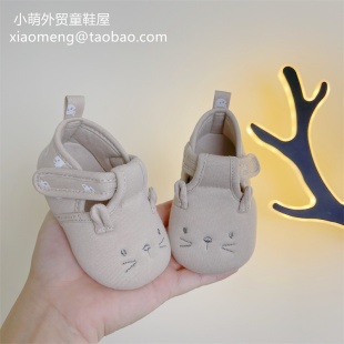 婴儿鞋春秋季0-1岁单鞋软底幼儿不掉鞋新生儿3-6-9月宝宝鞋子秋款