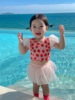 水手宝宝2024夏季儿童美泳装，可爱小公主，吊带宝宝夏季速干纱裙