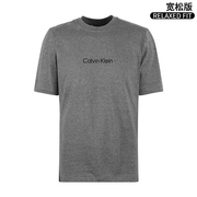 CALVIN KLEIN卡尔文克莱恩CK男士小字母LOGO短袖T恤时尚半袖