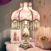欧式卧室台灯ins少女公主床头灯创意氛围灯温馨结婚礼物婚房灯