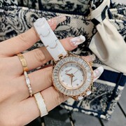 蒂米妮陶瓷时尚，女表带表盘白色士手表潮流，韩版石英国产腕表