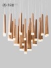 「火柴棒」现代客厅灯设计师艺术创意灯饰餐厅简约实木制吊灯具