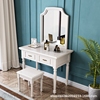 梳妆台卧室美式简约化妆台，小型欧式实木，化妆桌家用简易迷你梳妆桌