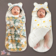 2022婴儿抱被秋冬纯棉，加厚新生婴儿睡袋初生儿，宝宝襁褓包被两用