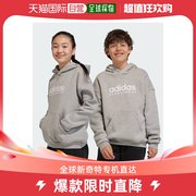 日本直邮adidas 儿童款舒适保暖卫衣 宽松款式 带帽子设计 吸湿透