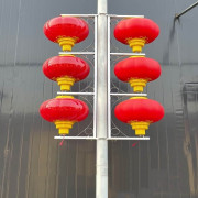 户外防水发光压克力灯笼LED灯笼塑料大红色连串城市Z街道亮化