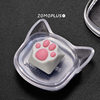 ZOMO正版 原创设计 粉色可爱 zomo猫爪 机械键盘金属个性键帽