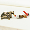 黄铜铸造龙龟吊坠龙头龟乌龟，项链挂件铜，乌龟钥匙扣龙龟摆件随身