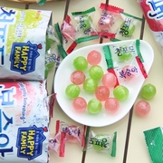 韩国进口LOTTE乐天水蜜桃青葡萄硬糖水果味糖果小零食喜糖153g