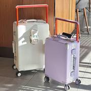 韩版手提箱小行李箱女14寸化妆箱16旅行箱小型轻便子母箱迷你印刷