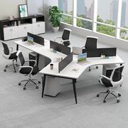 急速创意办公桌椅组合简易职员办公桌，6人位358人员工工位桌