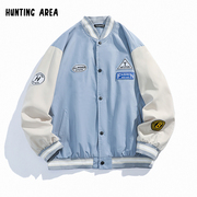 huntingarea2023aw美式刺绣，贴布棒球服夹克，外套男女款