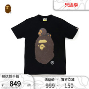BAPE女装秋冬卡通BABY MILO猿人头图案短袖T恤21505XH