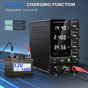 电池充电电源12v24v48v电压，可调直流电源手机笔记本，维修电池激活