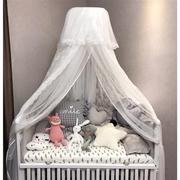 婴儿床蚊帐儿童蚊帐落地式可升降宝宝蚊帐带支架防蚊虫公主范通用