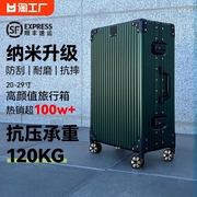 行李箱大容量密码箱男26旅行箱，24铝框拉杆箱，20寸静音22寸防爆