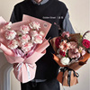 花中情 防水纸风华纸素色纯色花束包装纸玫瑰鲜花包装材料资材diy